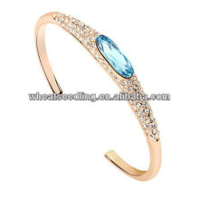 Позолоченный браслет с бриллиантовым браслетом из манжеты 012082705